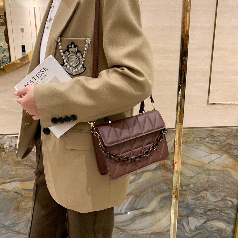 Bolsa Maristela de Couro 3 Alças Opcionais